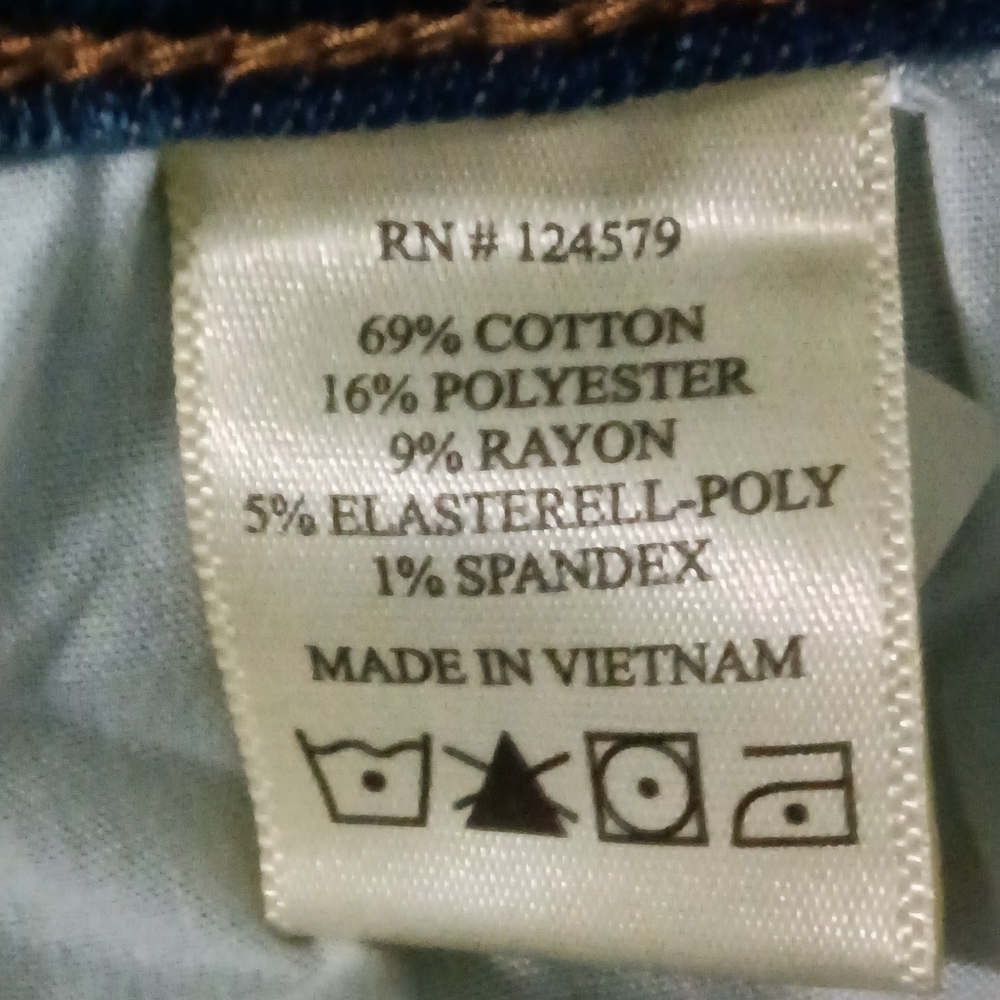 Altar'd State Denim Jeans Stretch Straight Leg Size 28 - Picture 9 of 11